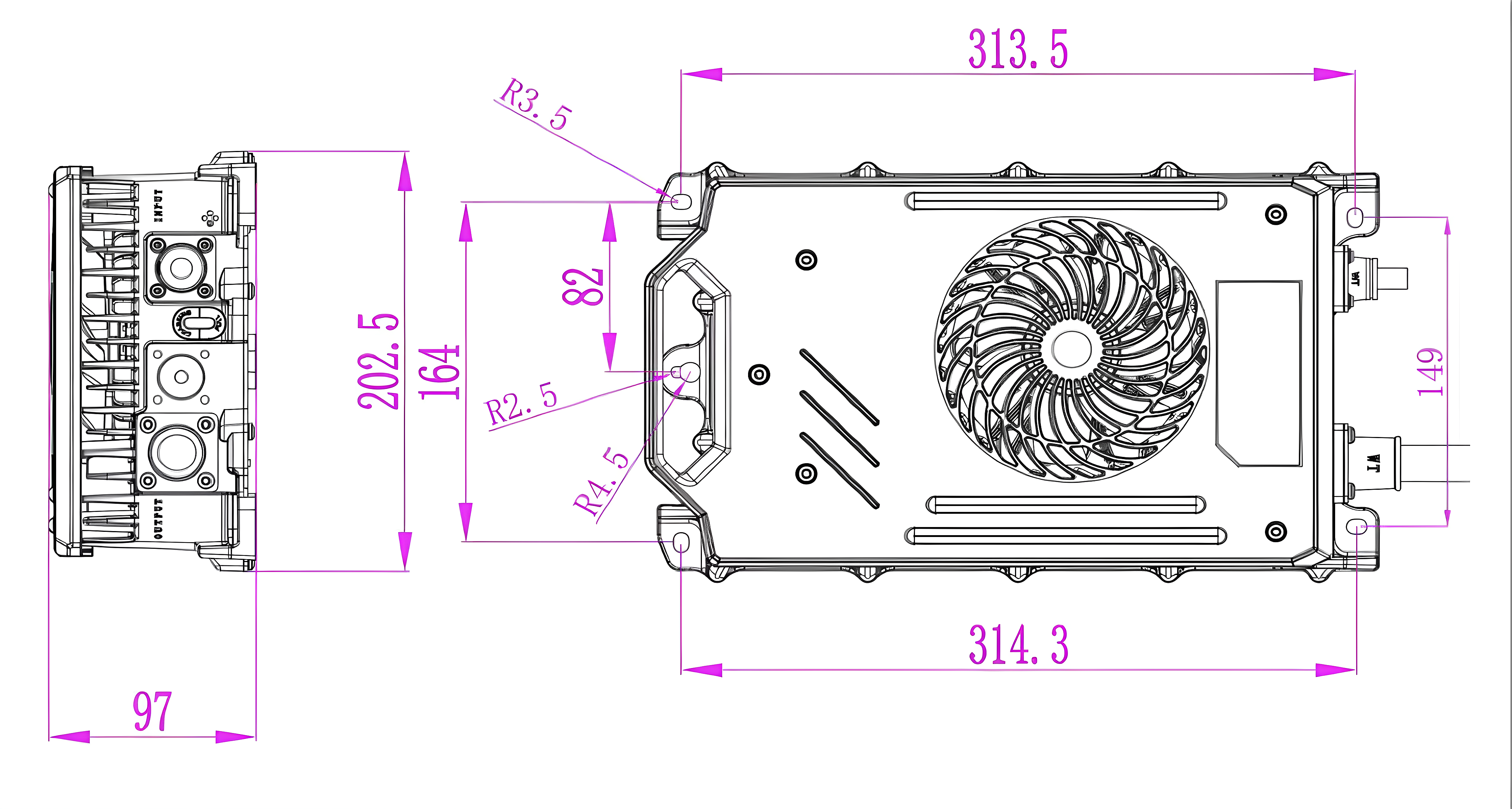 3kW/3000W on board charger/ 72V35A/60V35A/48V50A/24V50A/Factory supply