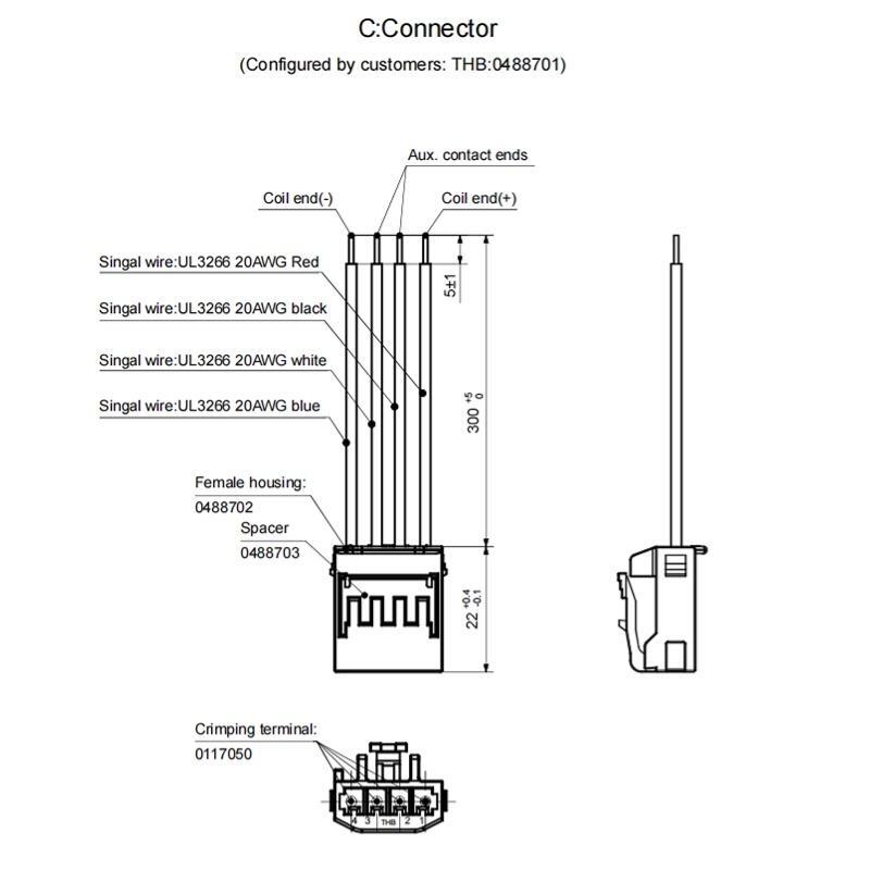 HFE82V-200W HONGFA High voltage DC Contactor 450V 750V 1000V 200A