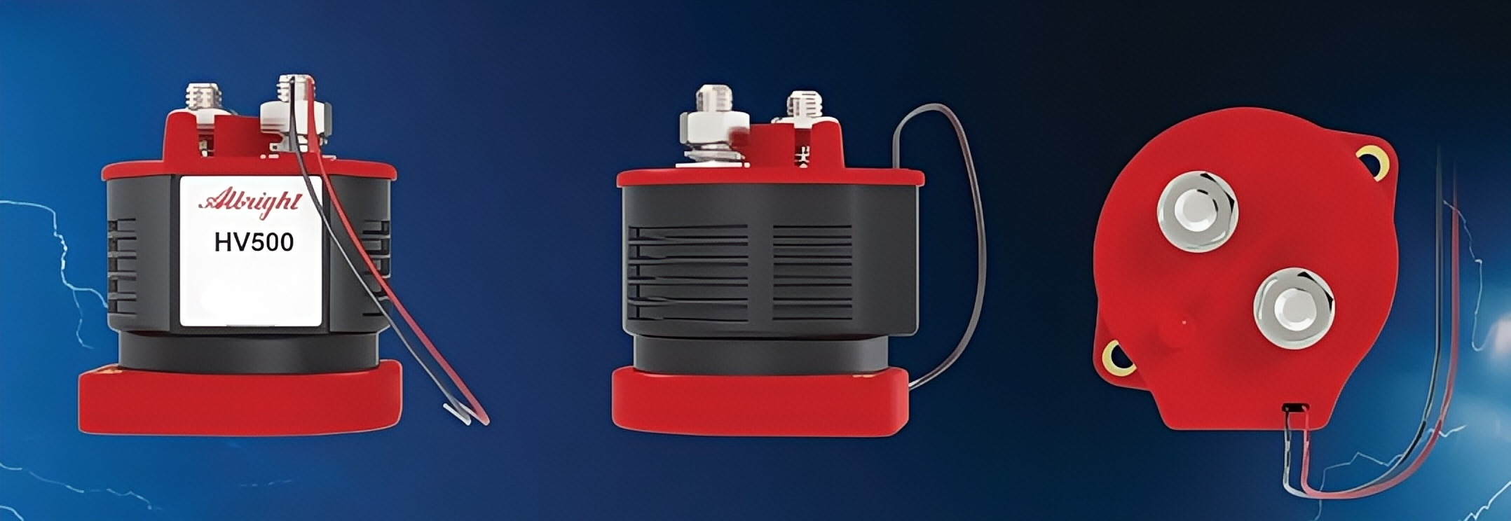 Single-pole Normally Open Full-sealed High-voltage contactors HV500F-246