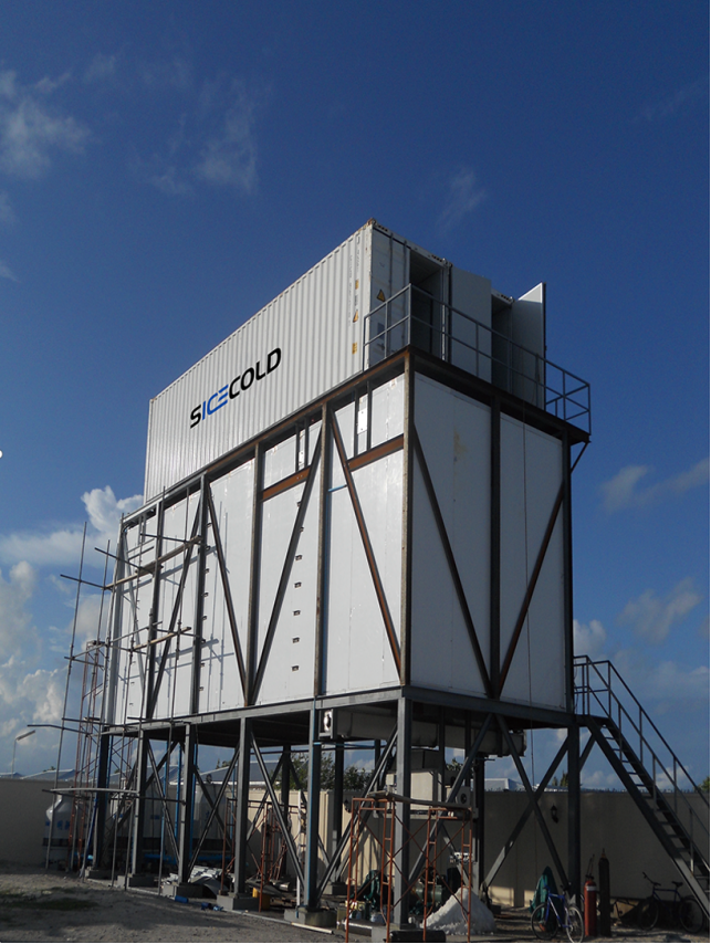 Application of Flake Ice in Concrete Mixing Temperature Control