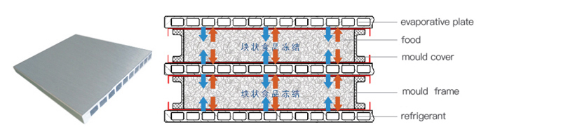 Plate Freezer SICECOLD Industrial Automatic Intelligent New Design  
