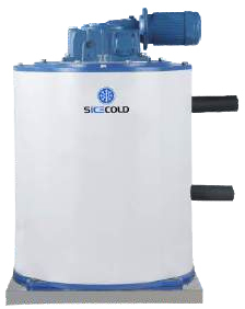 SICECOLD Flake Ice Evaporator Automatic 5 Ton High Reliable 20years Lifespan Flake Ice Machine Evaporator for Seafood  