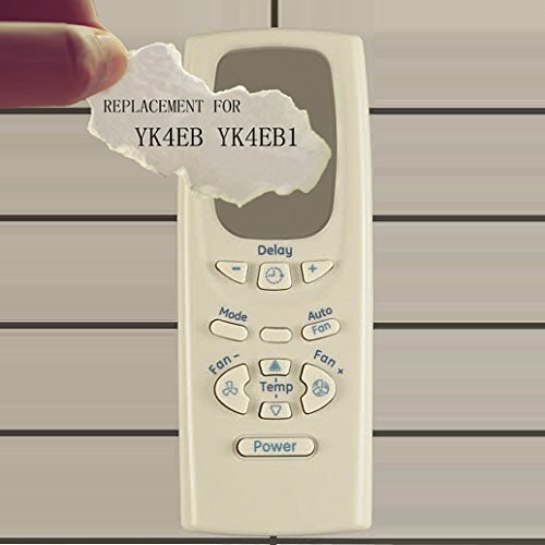 Replacement for GE Air Conditioner Remote Control YK4EB1 works for