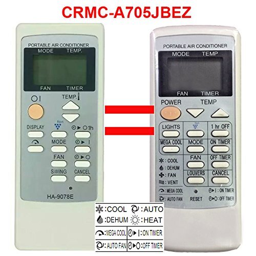 Replacement For Sharp Air Conditioner Remote Control Model Number