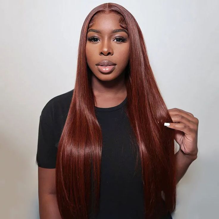 Reddish Brown Wig vs Chocolate Brown Wig