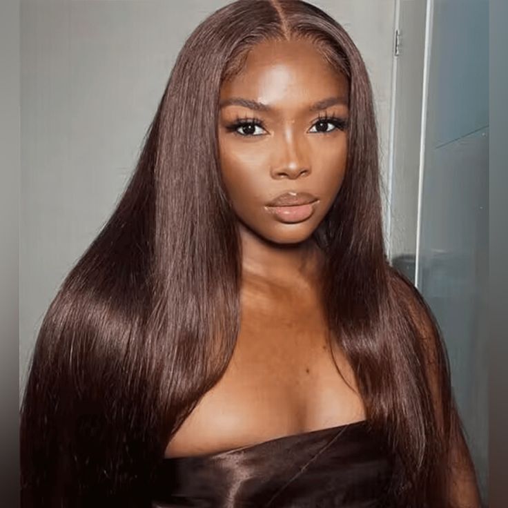 Reddish Brown Wig vs Chocolate Brown Wig