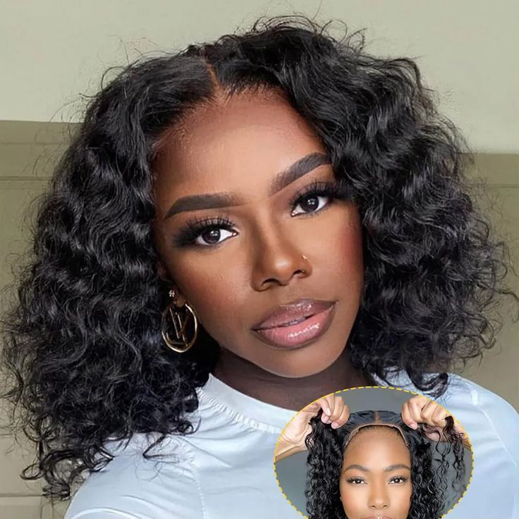 Short Deep Wave Bob Wig