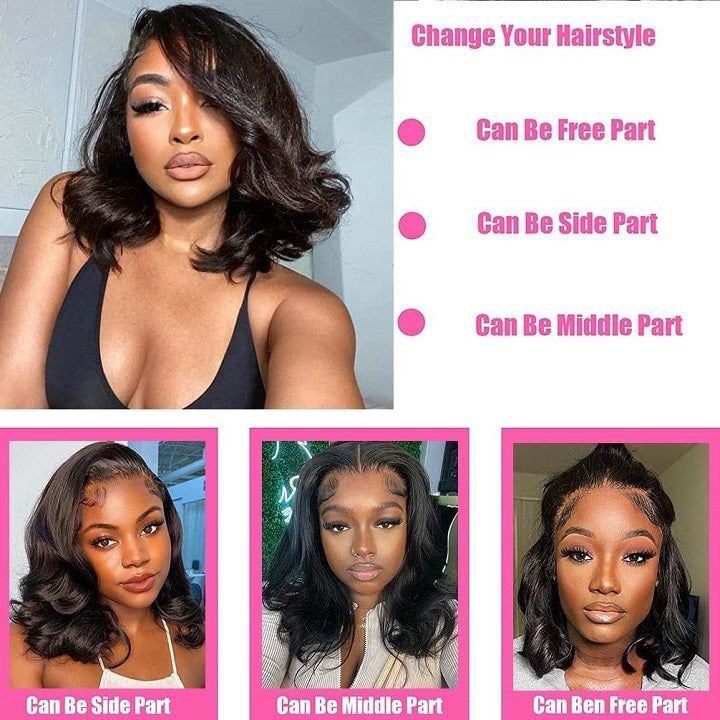 Wavy Bob HD Lace Front Wig