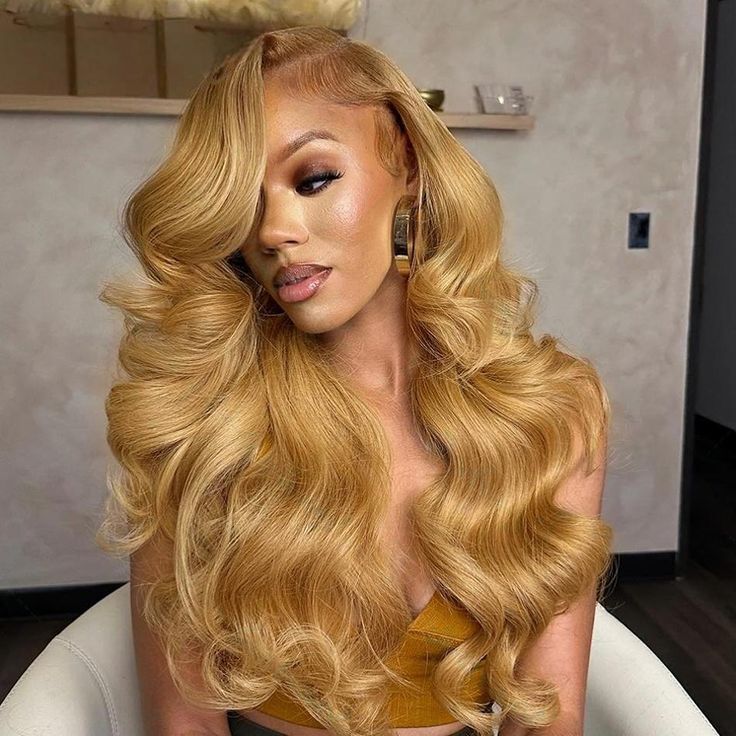 Honey Blonde 13x6 HD Frontal Wig