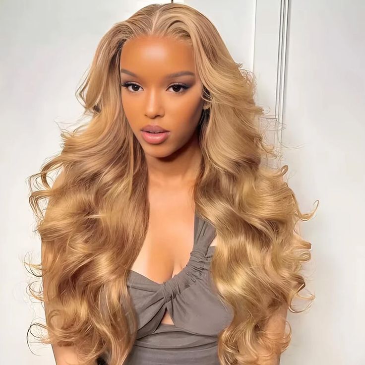 Honey Blonde 13x6 HD Frontal Wig