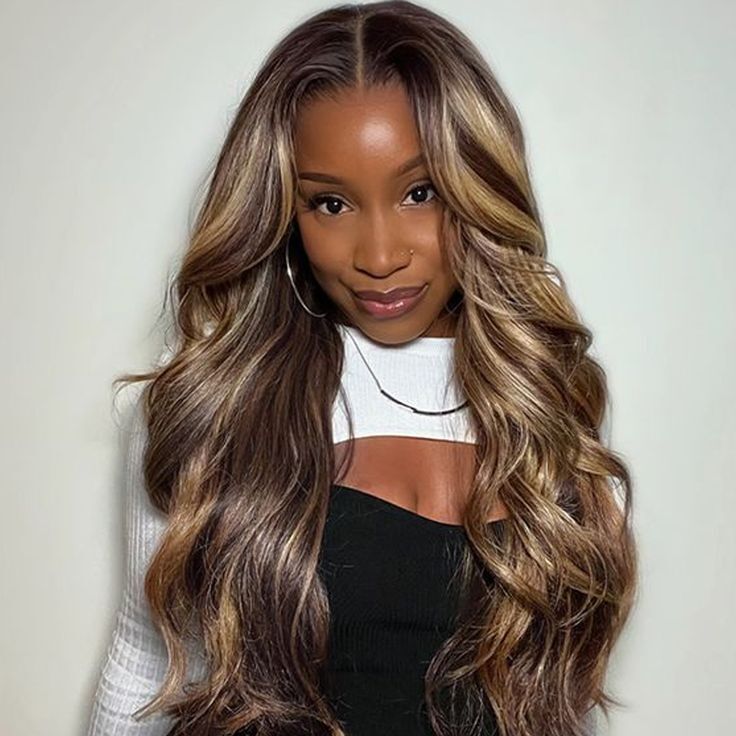 250% Density #4/27 Highlight 6x6 HD Closure Wig