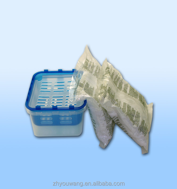Calcium Chloride desiccant Refill Dehumidifier box moisture absorbing in a nonwoven fabric sachet  