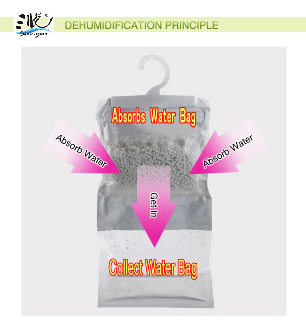 wardrobe scented Hanging Dehumidifier absorb Moisture protection dehumidifier bag  