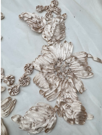 Classical apricot Stain Colling Embroidery Fashion Fabric HKD9950-R201  embroidery lace,multi-colored embroidery fabric,flower fabric