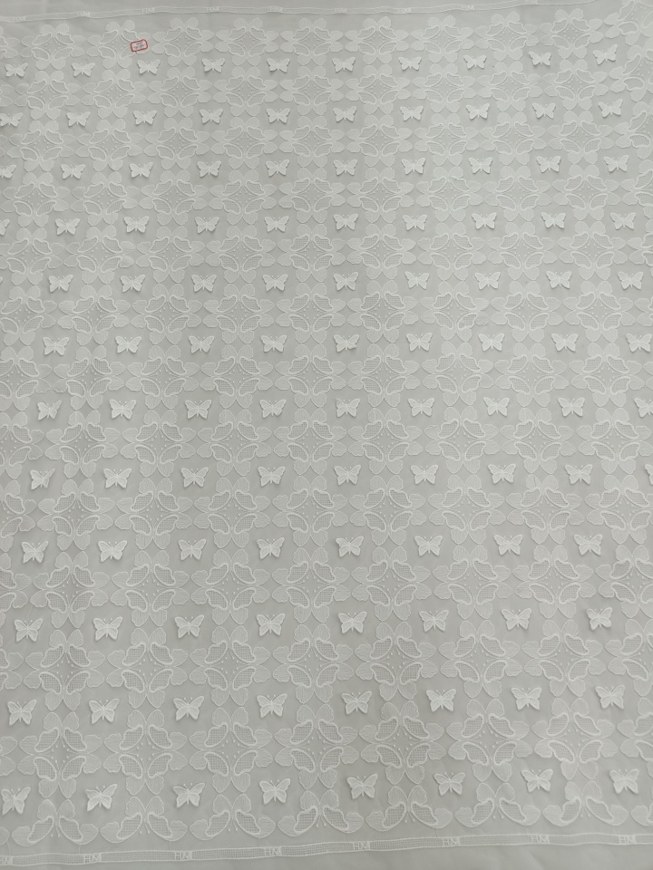 Beautiful Butterfly Pattern 3D Embroidery for Bridal Dress  HKP11265---M201  