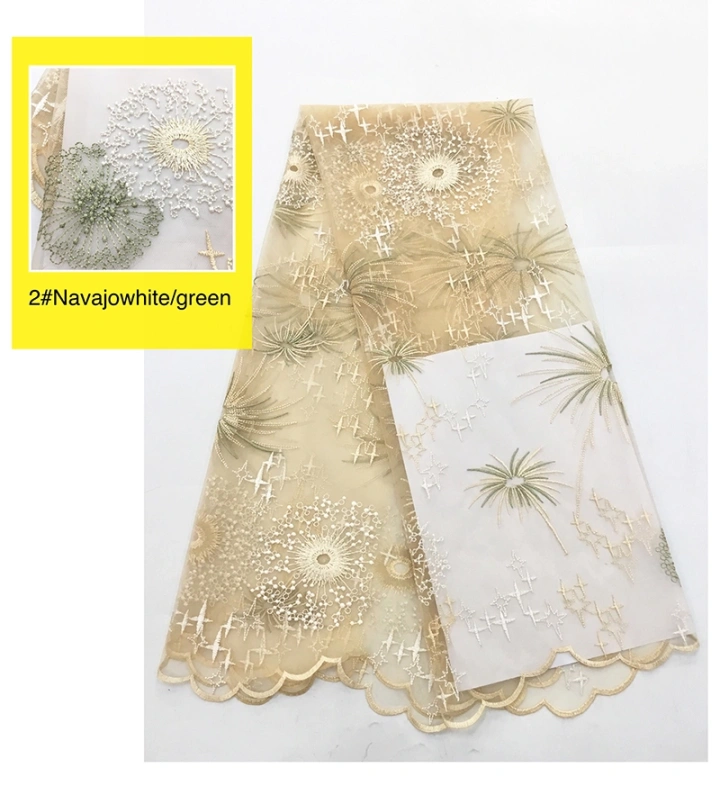 Apricot base fabric  multicolour shiny polyester yarn   