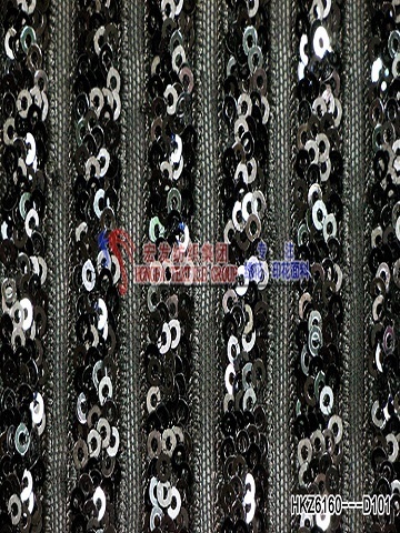 Stripe Sequins Fabric  HKZ6160-D101  