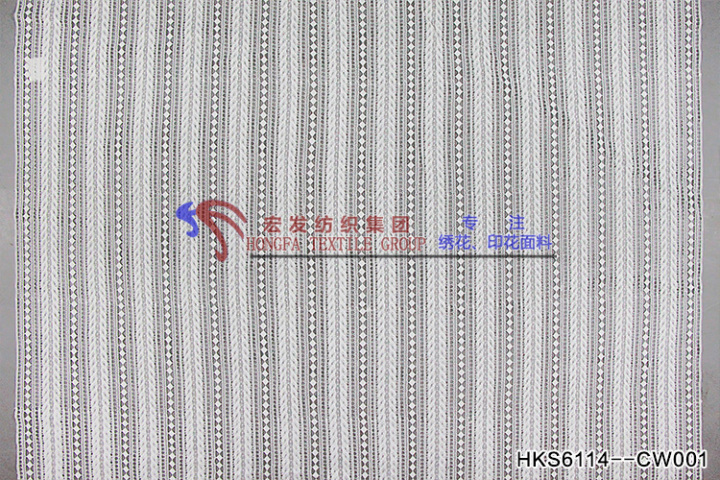 Geometry Pattern Chemical Embroidery HKS6114--CW001   