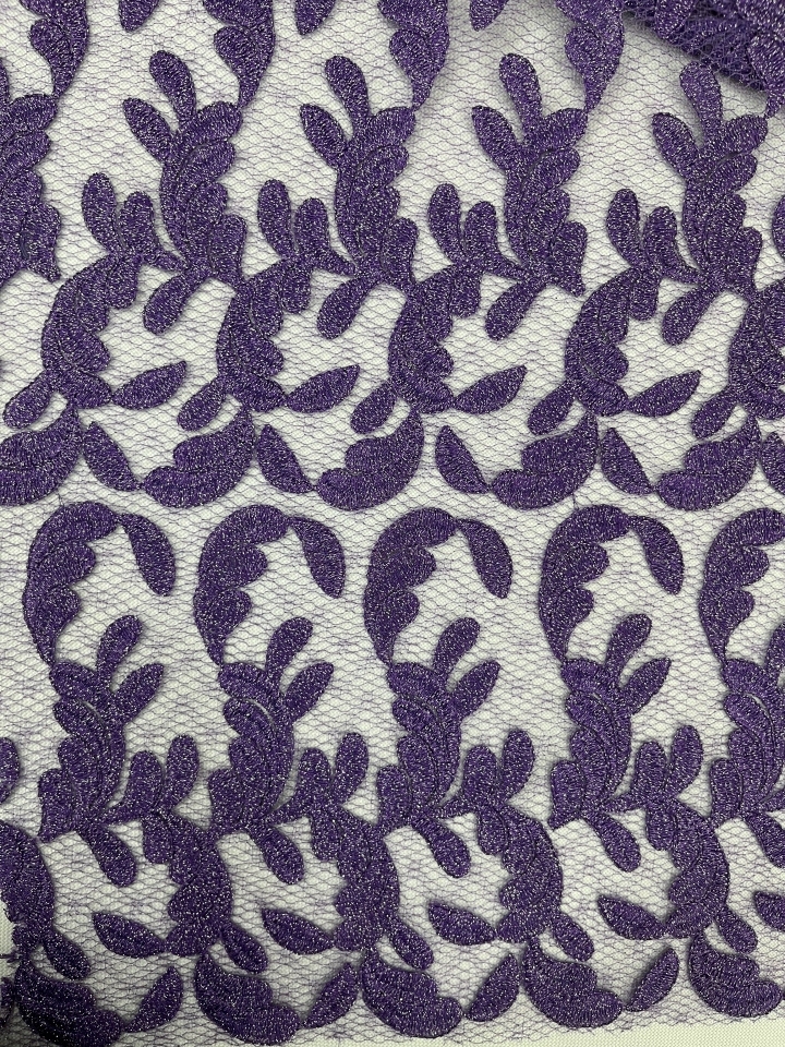 Purple stain Plain Embroidery HKP3437----W905  