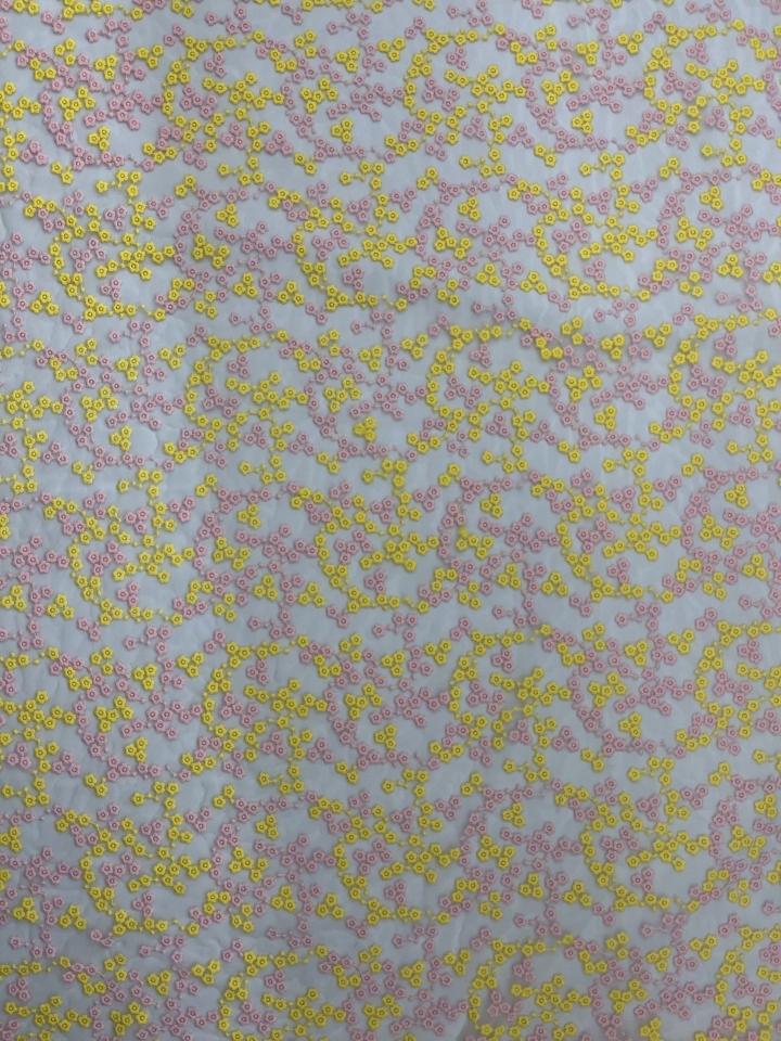 New Styles Colorful Flowers Pattern  with Mesh Plain Embroidery Fabric 101112  dress fabric,plain embroidery,colorful embroidery fabric