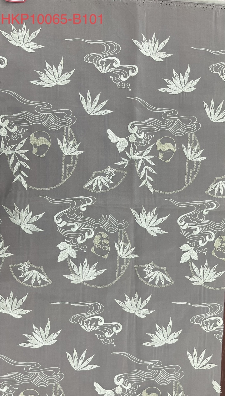 Creative Panda and Bamboo Pattern Plain Embroidery HKP10065-B101  