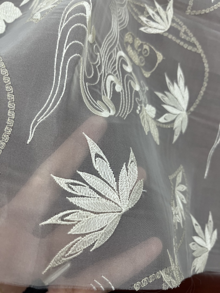 Creative Panda and Bamboo Pattern Plain Embroidery HKP10065-B101  