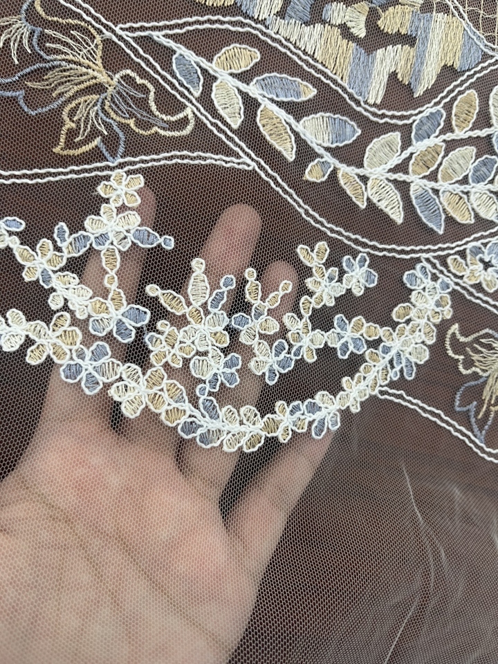 Creative foliage Pattern Plain Embroidery HKP10068-R401  