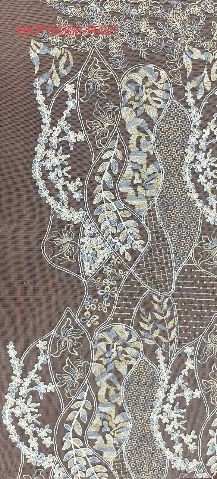 Creative foliage Pattern Plain Embroidery HKP10068-R401  
