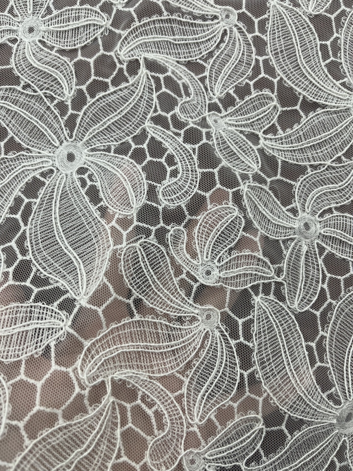 Creative reticulation and Folium japonicum pattern Plain Embroidery HKP10072-R401  
