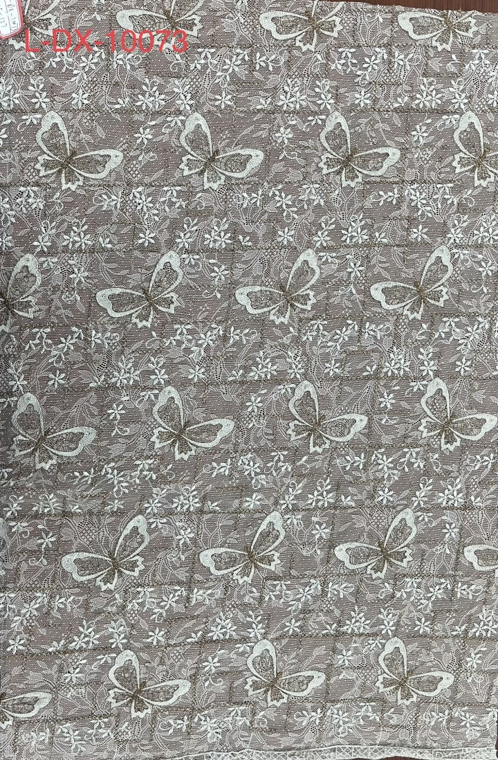 Designable Butterfly Pattern Lace Fabric L-DX-10073  