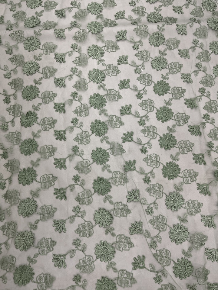 New Styles Colorful Flowers Pattern 3D Embroidery Fabrics HKZ10142  3D embroidery