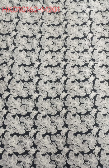 Striking design colling embroidery with flowers pattern HKD10162
