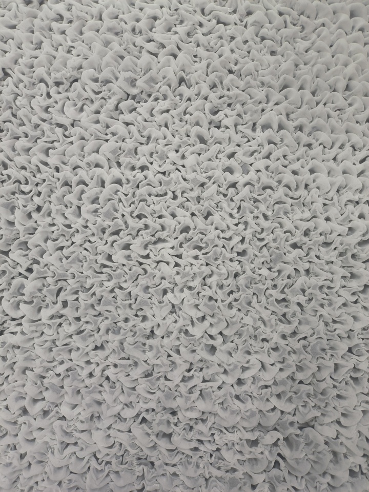 Simple White Soft Patterns Feather Yarn Designs HKP10207