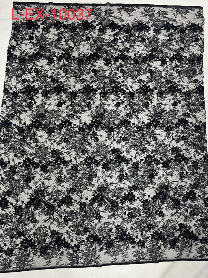 Soft Ground with sequins Lace Embroidery Fabric LEX10037  