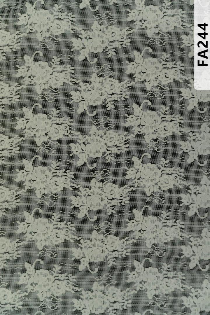Wrinkle Fabric Embroidery With Patterns FA244  sequins embroidery factory