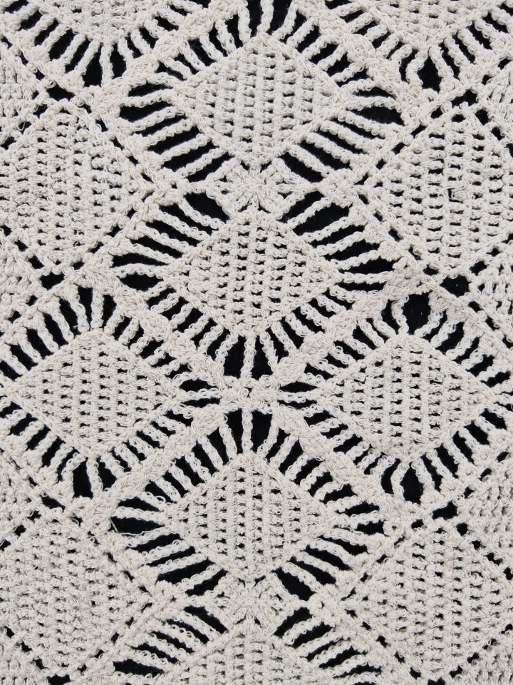 Designable Geometric Pattern With Cording Embroidery HKS10238  sequins embroidery factory