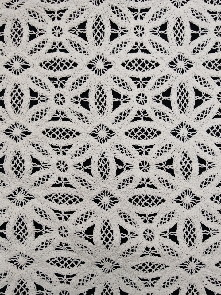 Elegant Flower Pattern With Cording Embroidery HKX10245  sequins embroidery factory