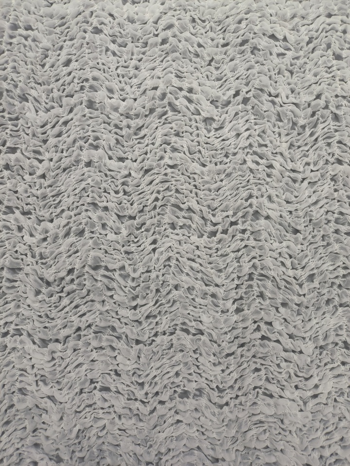 White Wrinkled Cloth With Plain Embroidery HKP10208  embroidery fabric,fashion embroidery fabric,textile
