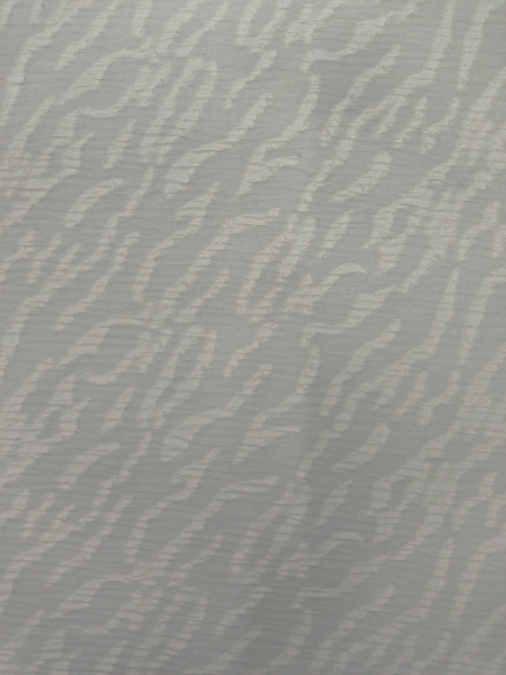White Wrinkled Cloth With Plain Embroidery HKP10209  embroidery fabric,fashion embroidery fabric,textile