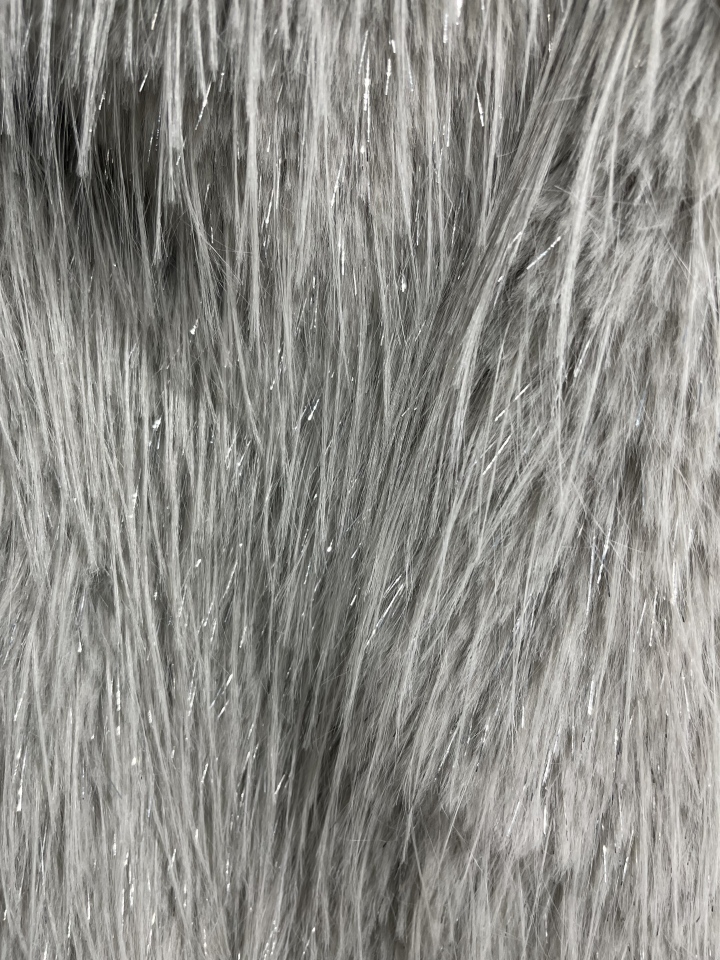 Grey Tassel with Sparkling Embroidery Fabric HKY9919  sequins embroidery factory