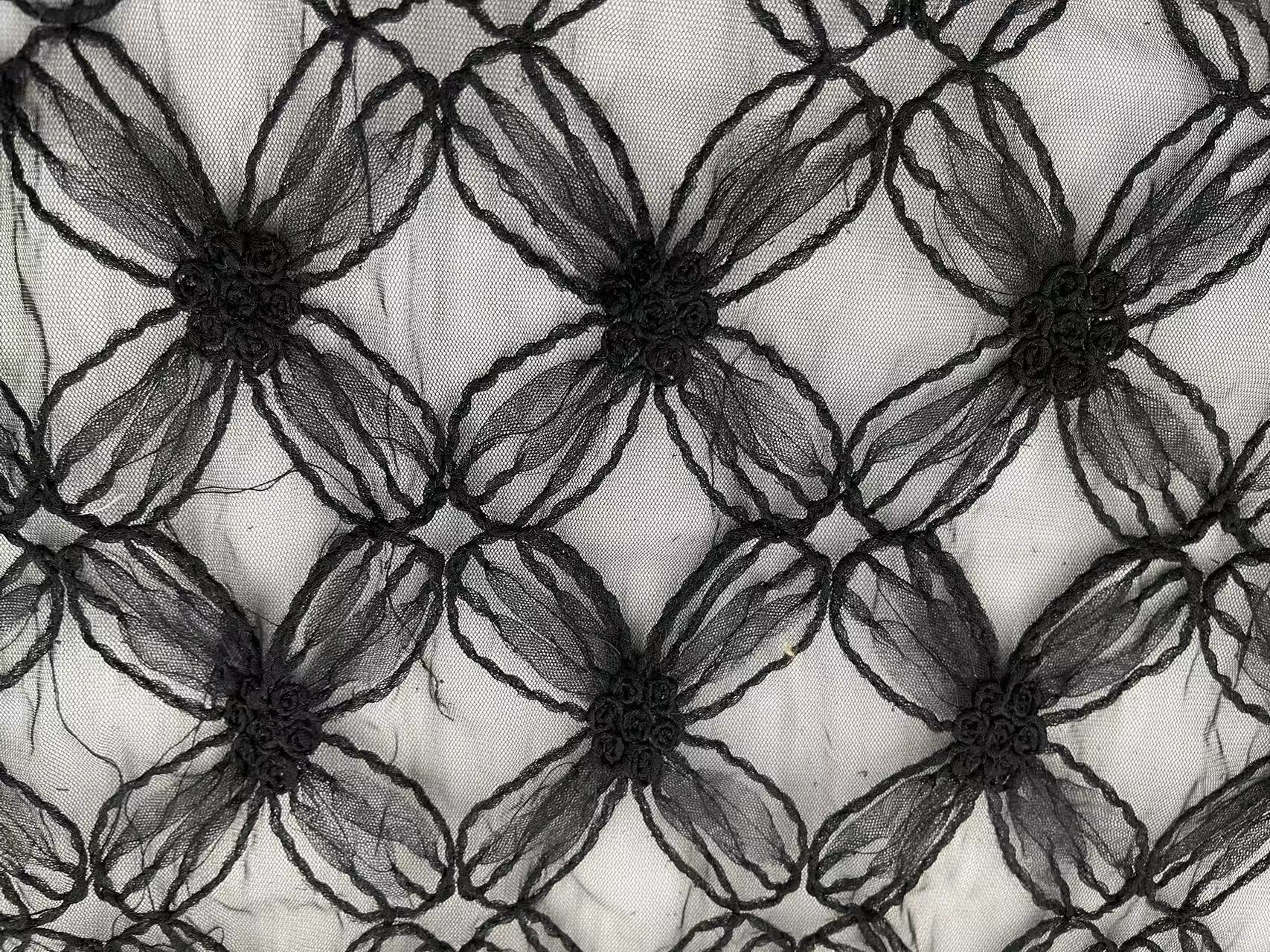 New Trending Fashion Fabric With Cord Collling Embroidery  HKD9936-M201   