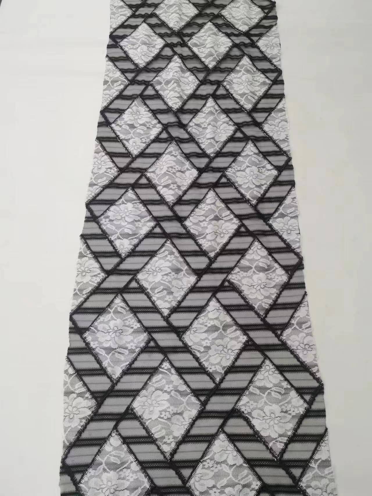 Elegant  laser Embroidered Fabric  