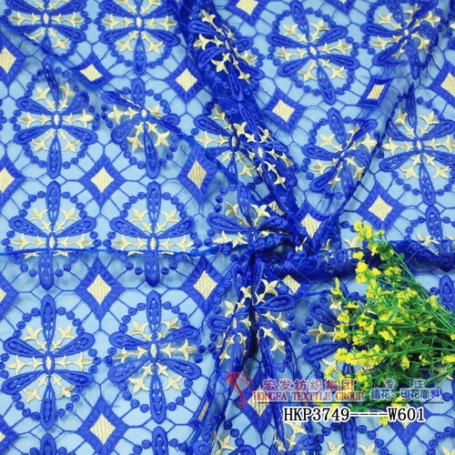 Flower Pattern  Plain Embroidery HKP3749----W601  