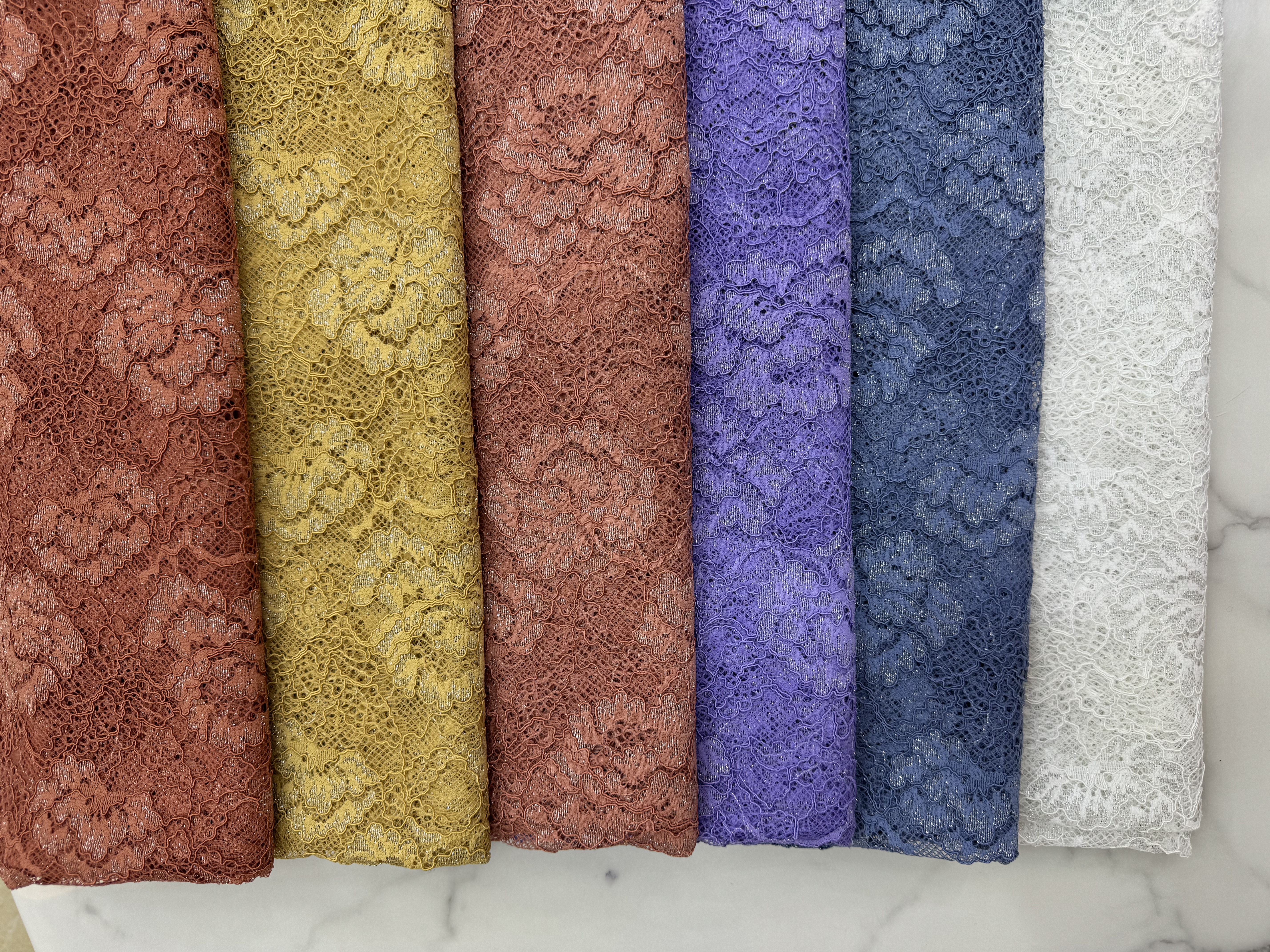 New Designs Shiny Floral Pattern Lace Embroidery Fabric  fashion fabric,textile factory