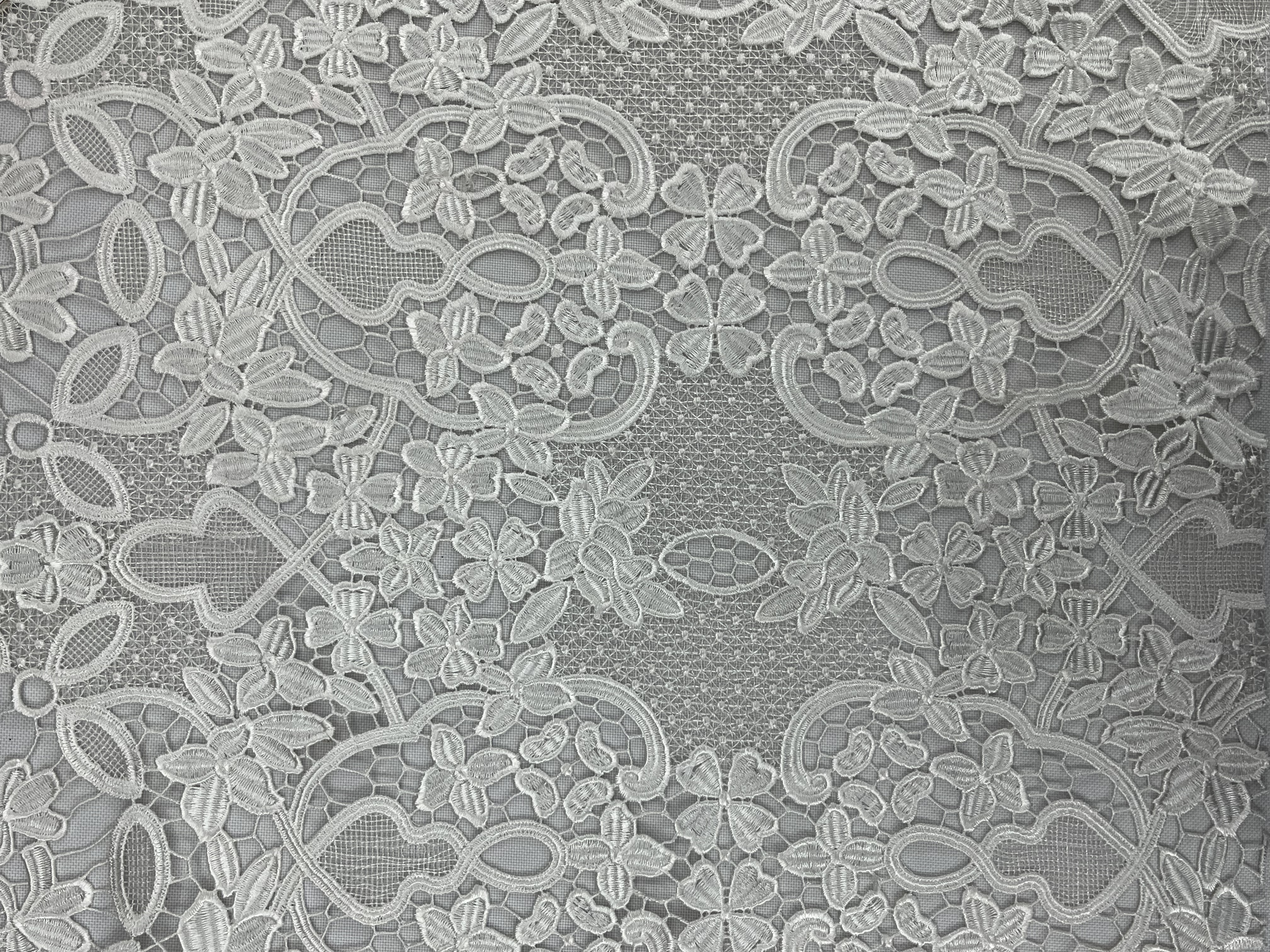 Flower Pattern  Chemical Embroidery HKS5378---W001   