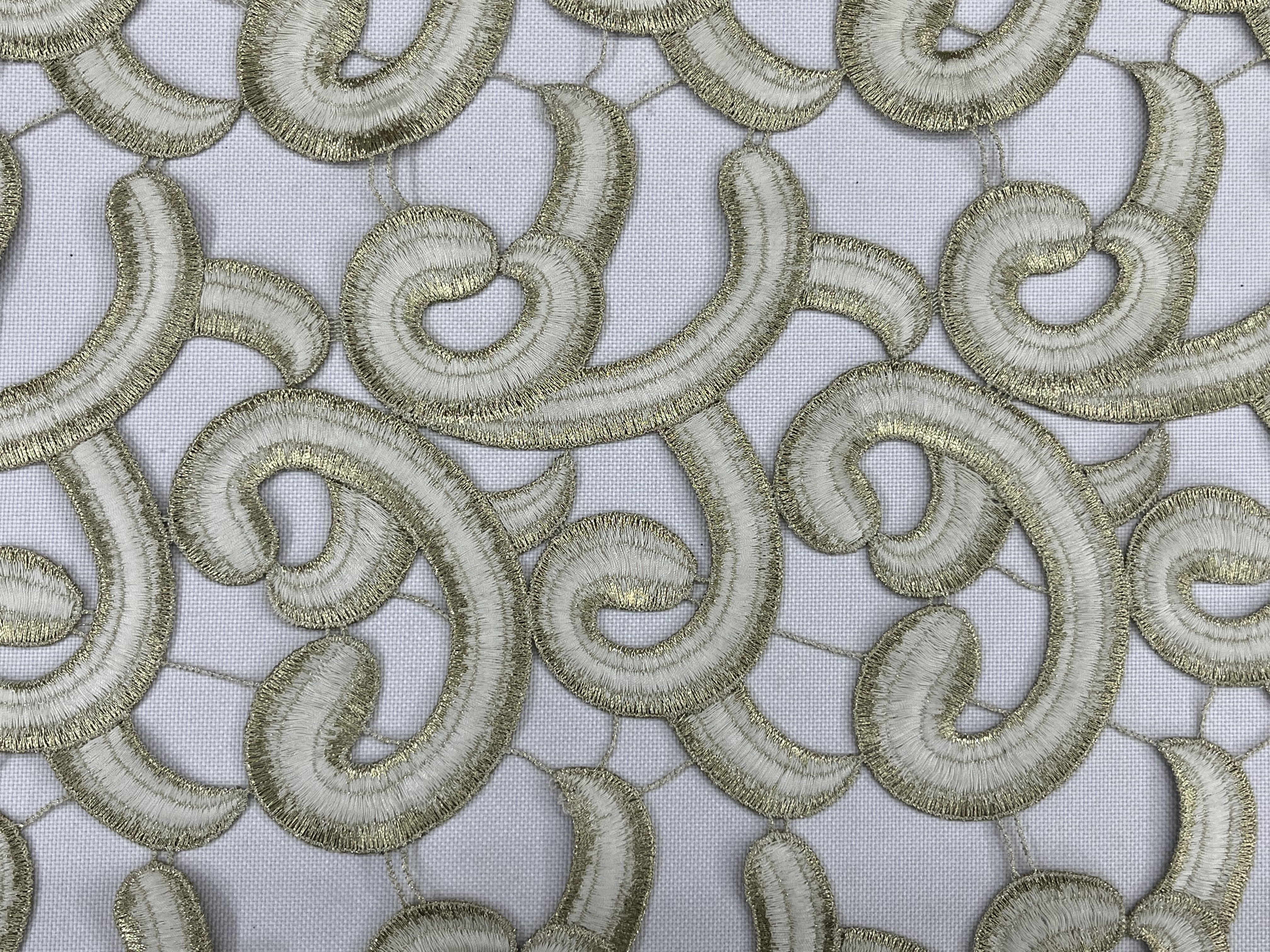 Gold stain  Chemical Embroidery HKS0336-AW005  