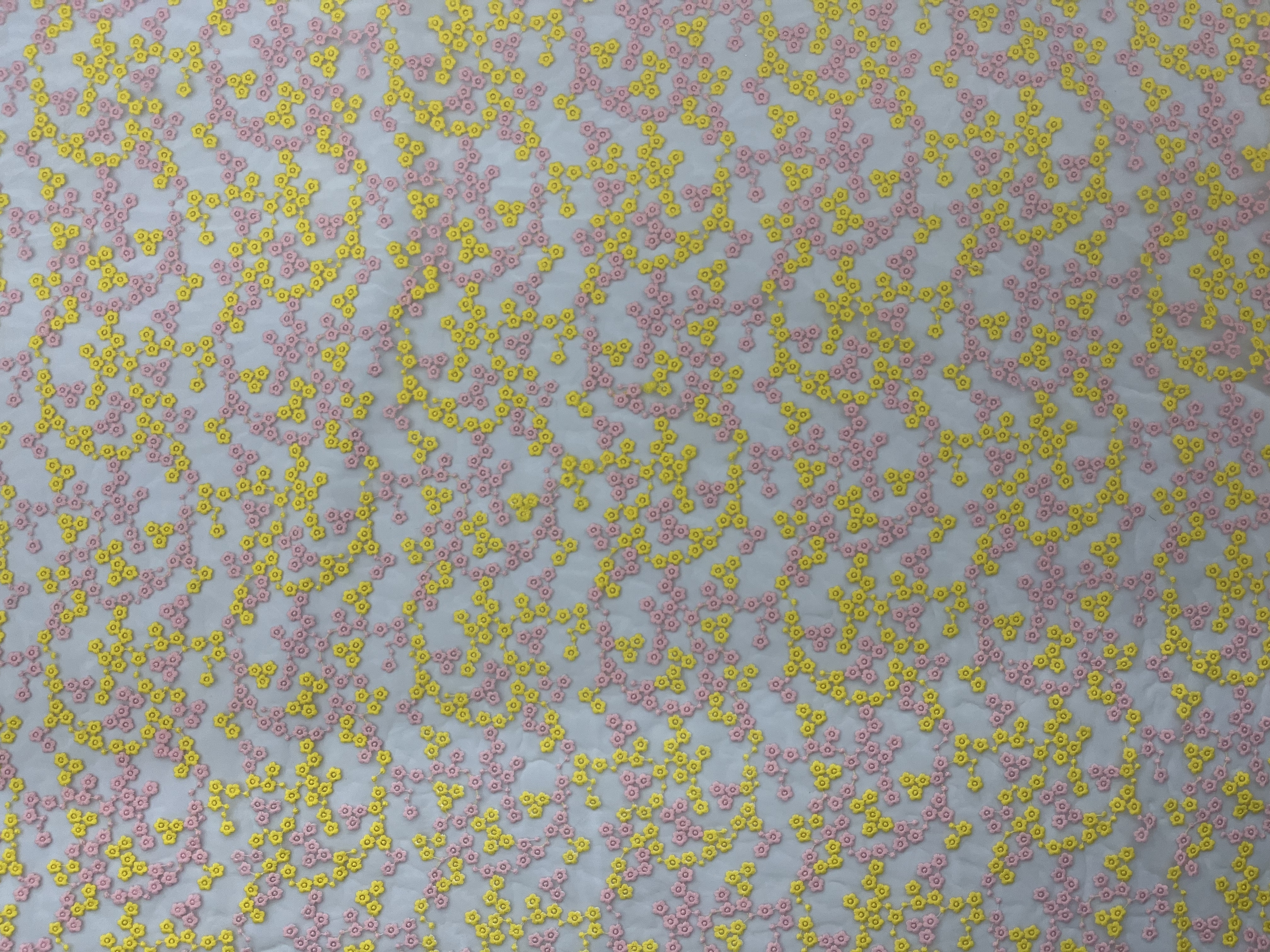 New Styles Colorful Flowers Pattern  with Mesh Plain Embroidery Fabric 101112  dress fabric,plain embroidery,colorful embroidery fabric