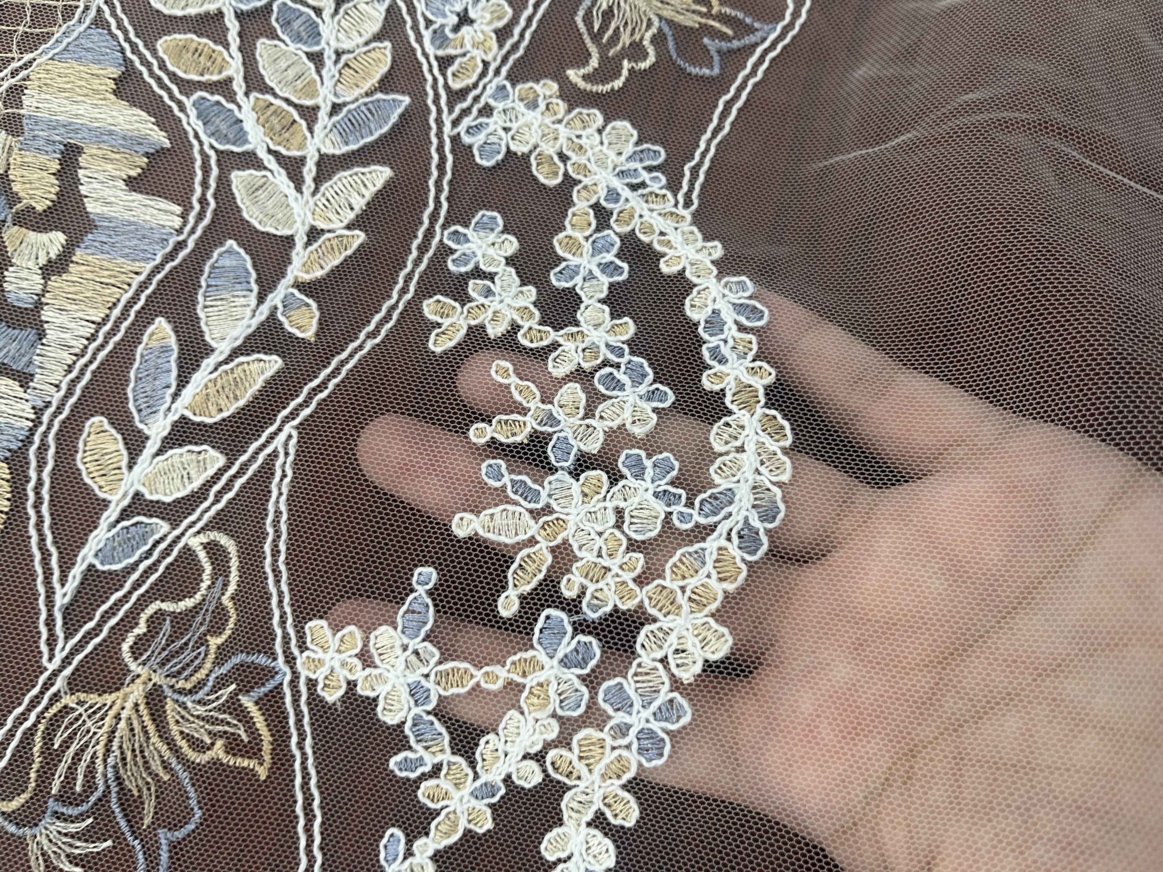 Creative foliage Pattern Plain Embroidery HKP10068-R401  