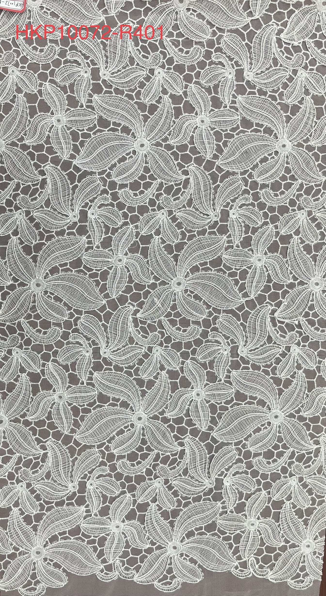 Creative reticulation and Folium japonicum pattern Plain Embroidery HKP10072-R401  