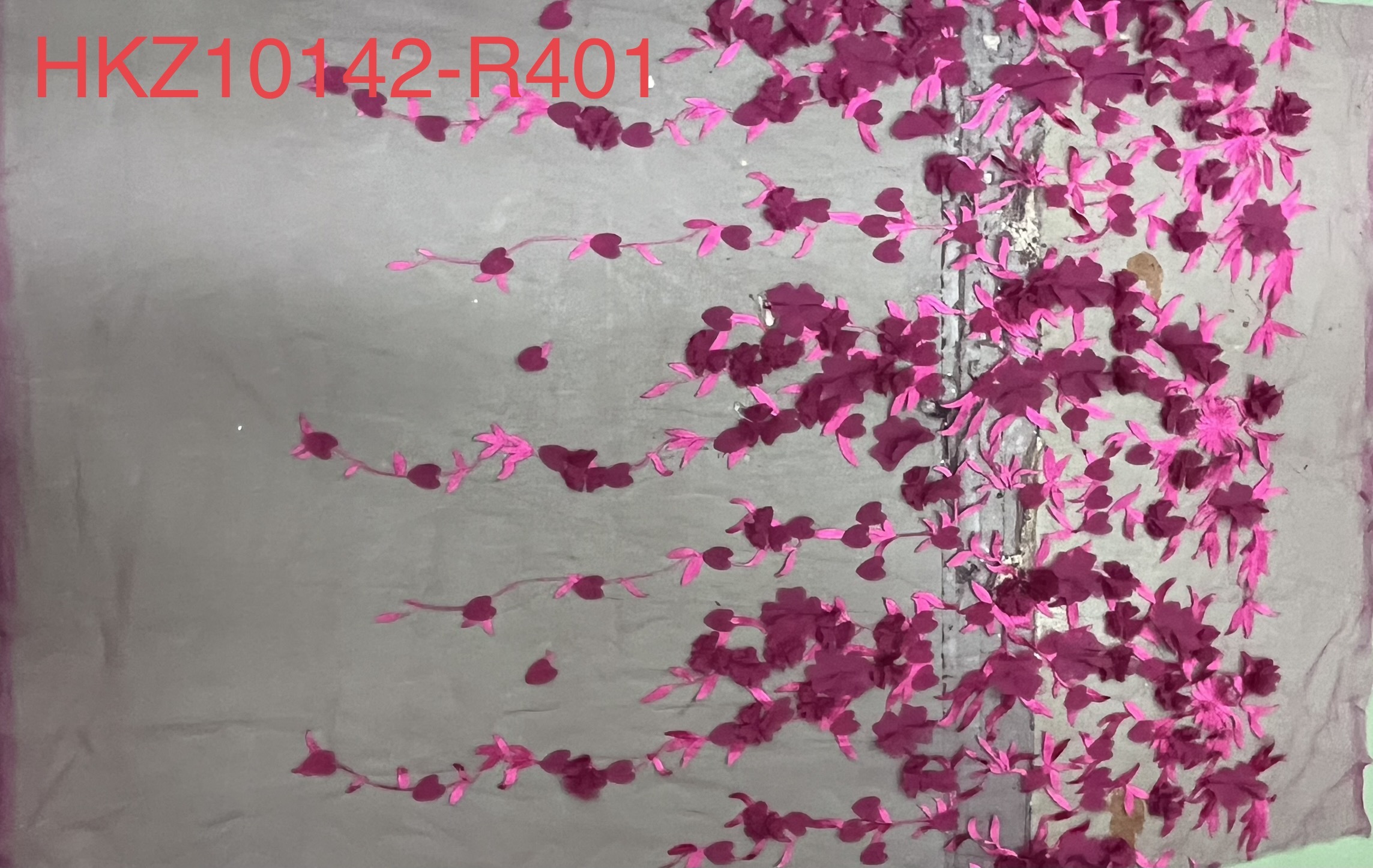 New Styles Colorful Flowers Pattern 3D Embroidery Fabrics HKZ10142  3d embroidery,fashion embroidery fabric,textile factory